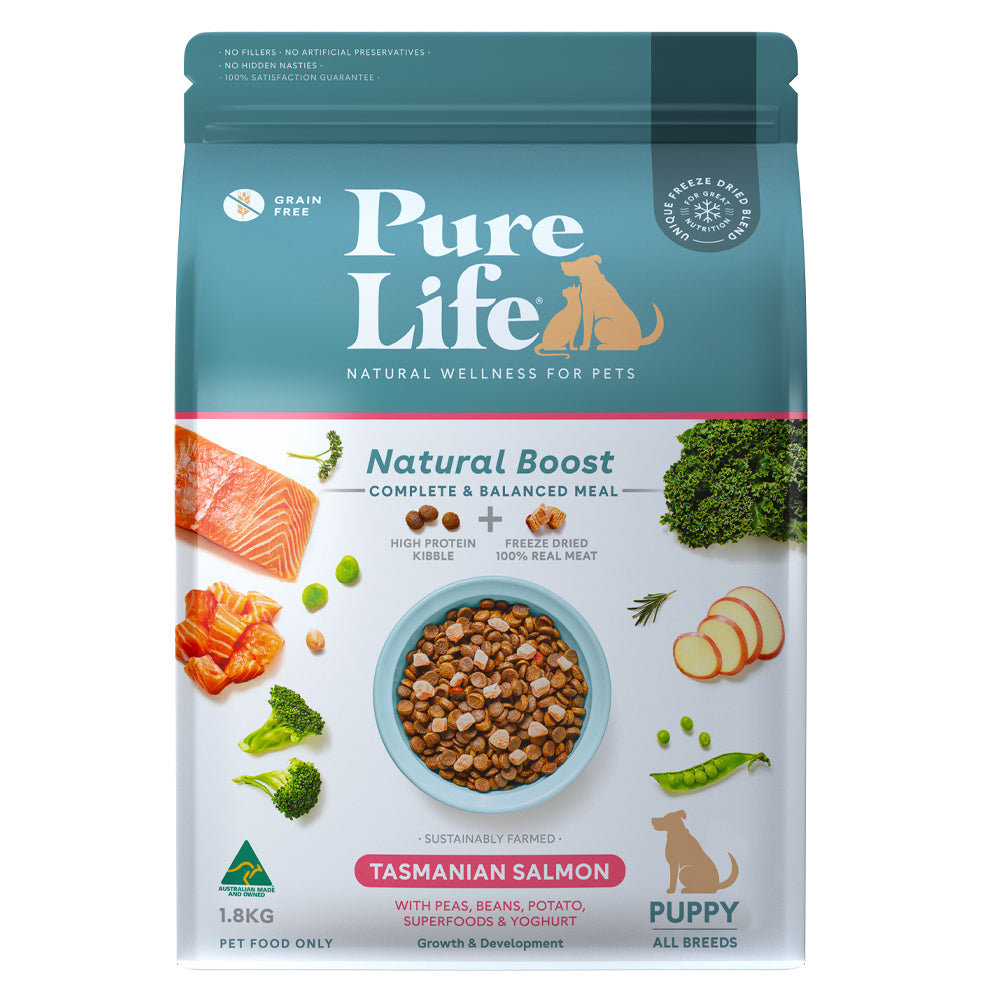 Puppy food salmon store