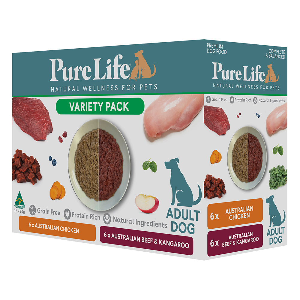Pure Life Wet Food Variety Pack For Adult Dogs