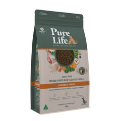 Freeze-Dried Raw-Coated Kibble Chicken & Turkey for Adult Dogs