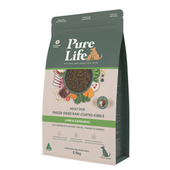 Freeze-Dried Raw-Coated Kibble Lamb & Kangaroo for Adult Dogs