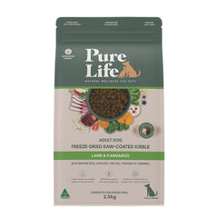 Freeze-Dried Raw-Coated Kibble Lamb & Kangaroo for Adult Dogs