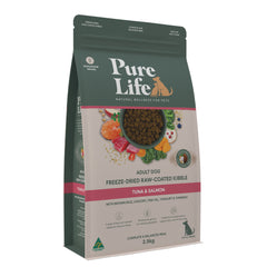 Freeze-Dried Raw-Coated Kibble Tuna & Salmon for Adult Dogs