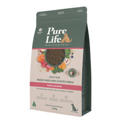 Freeze-Dried Raw-Coated Kibble Tuna & Salmon for Adult Dogs