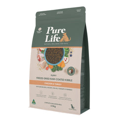 Freeze-Dried Raw-Coated Kibble Chicken & Turkey for Puppies