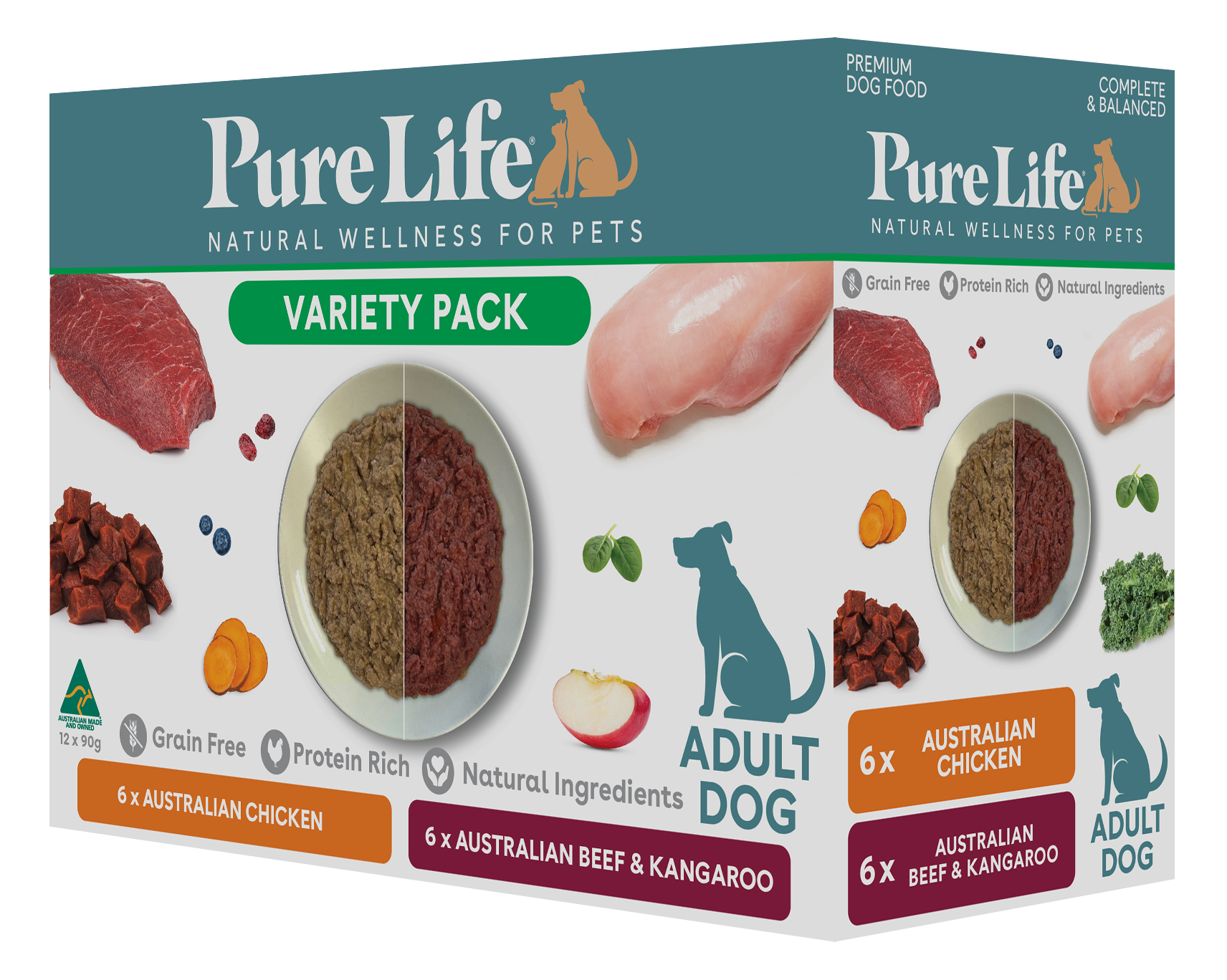Dog wet food purelifepetfoods